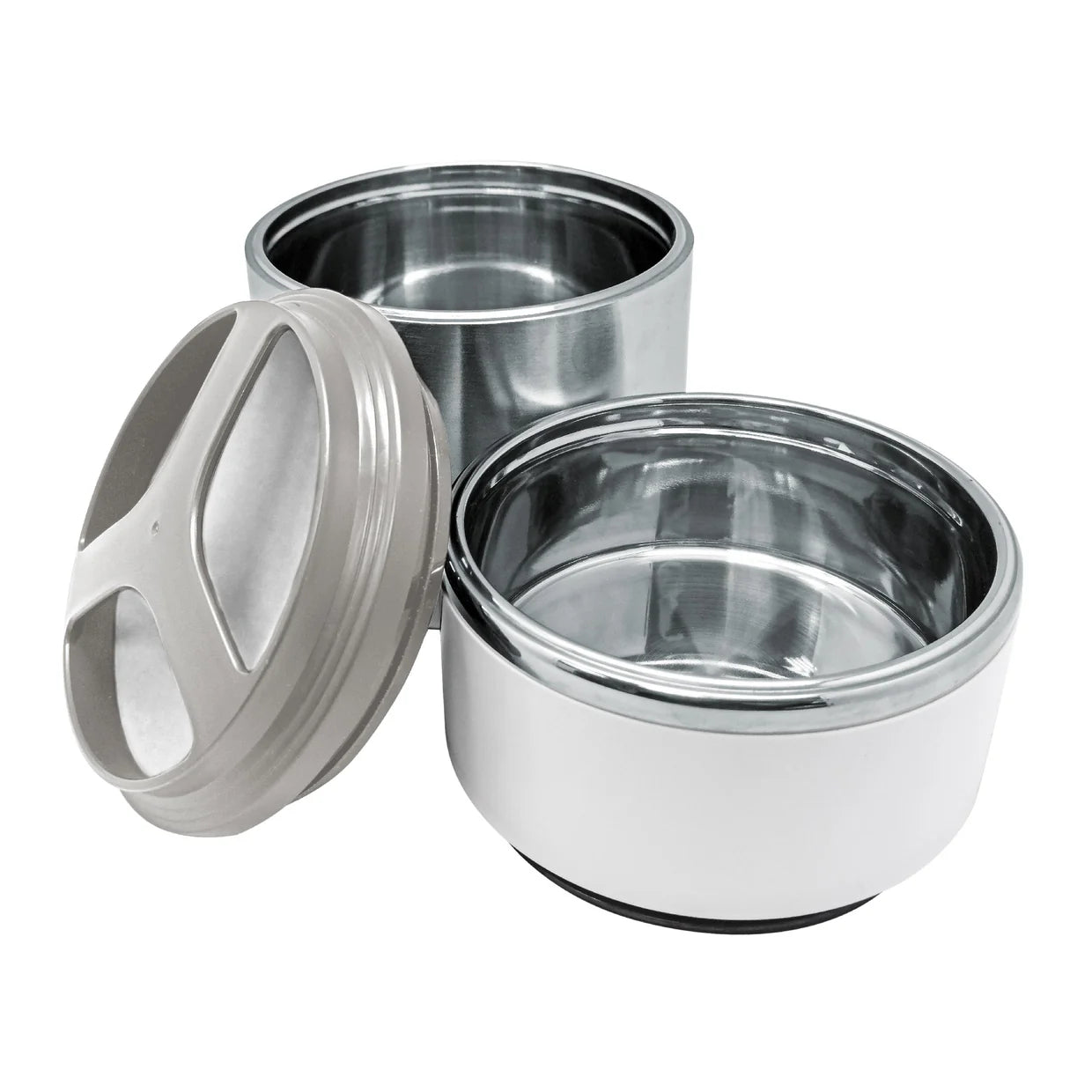 Stainless Steel Food Thermos 1.5L/Double Compartment - The Organised Store