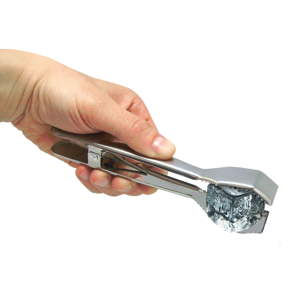 Stainless Steel Cocktail Tongs- with Clip