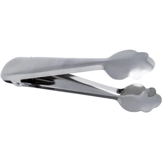 Stainless Steel Cocktail Ice Tongs- with clip