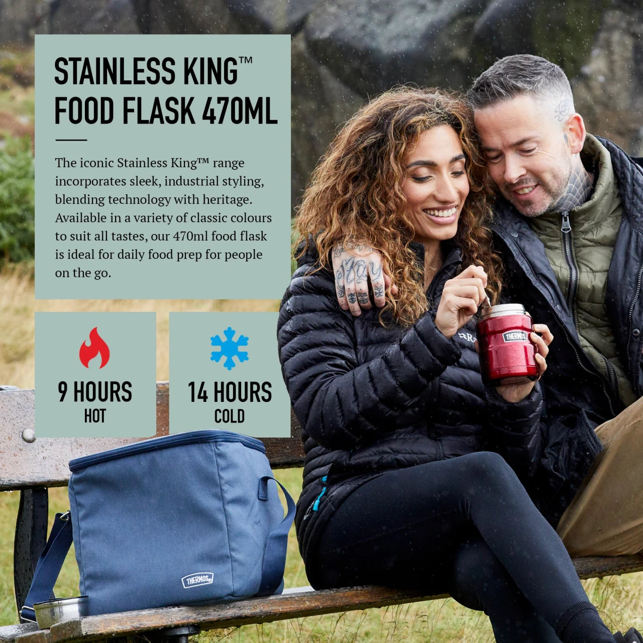 470ml-Thermos -King Food Flask-  470ml