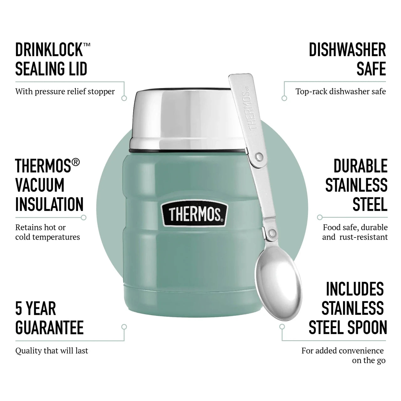 470ml-Thermos -King Food Flask-  470ml