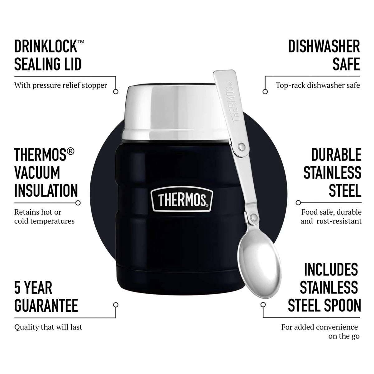 470ml-Thermos -King Food Flask-  470ml