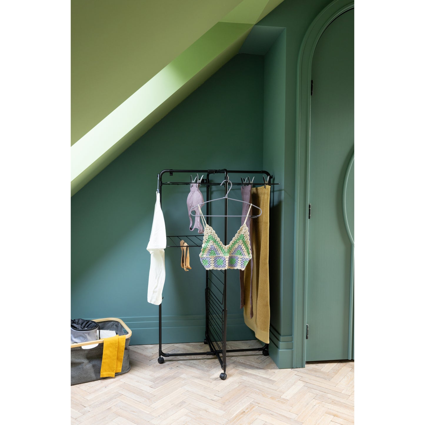 HangOn Tower Drying Rack- Matt Black-23M