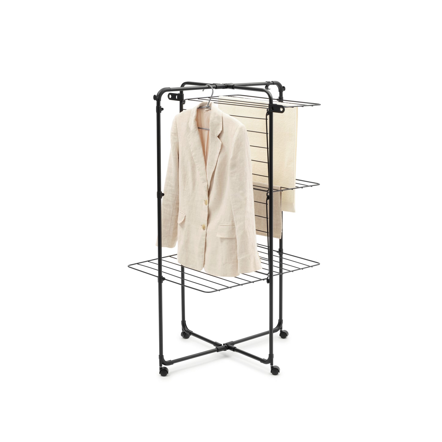 HangOn Tower Drying Rack- Matt Black-23M