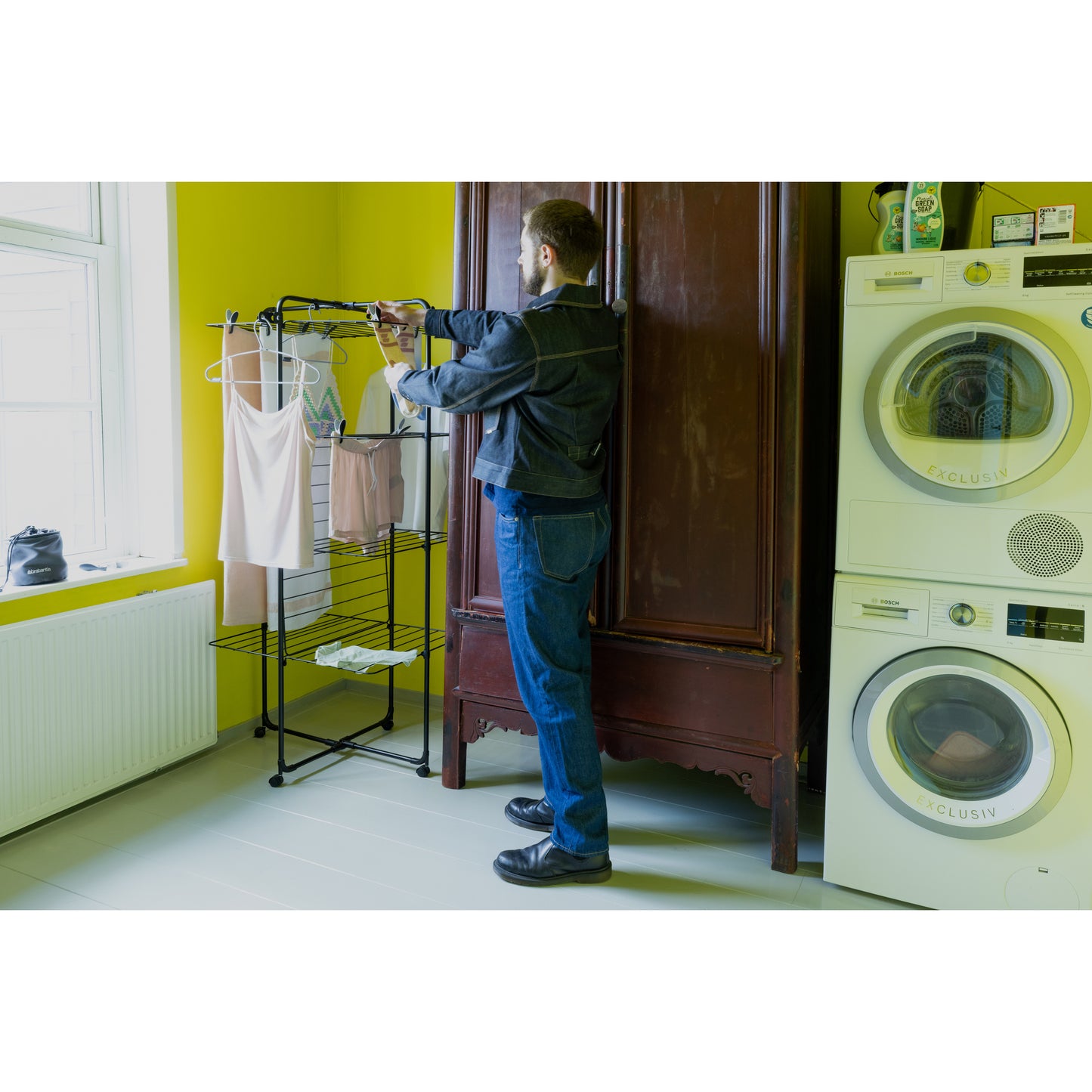 HangOn Tower Drying Rack- Matt Black- 30M