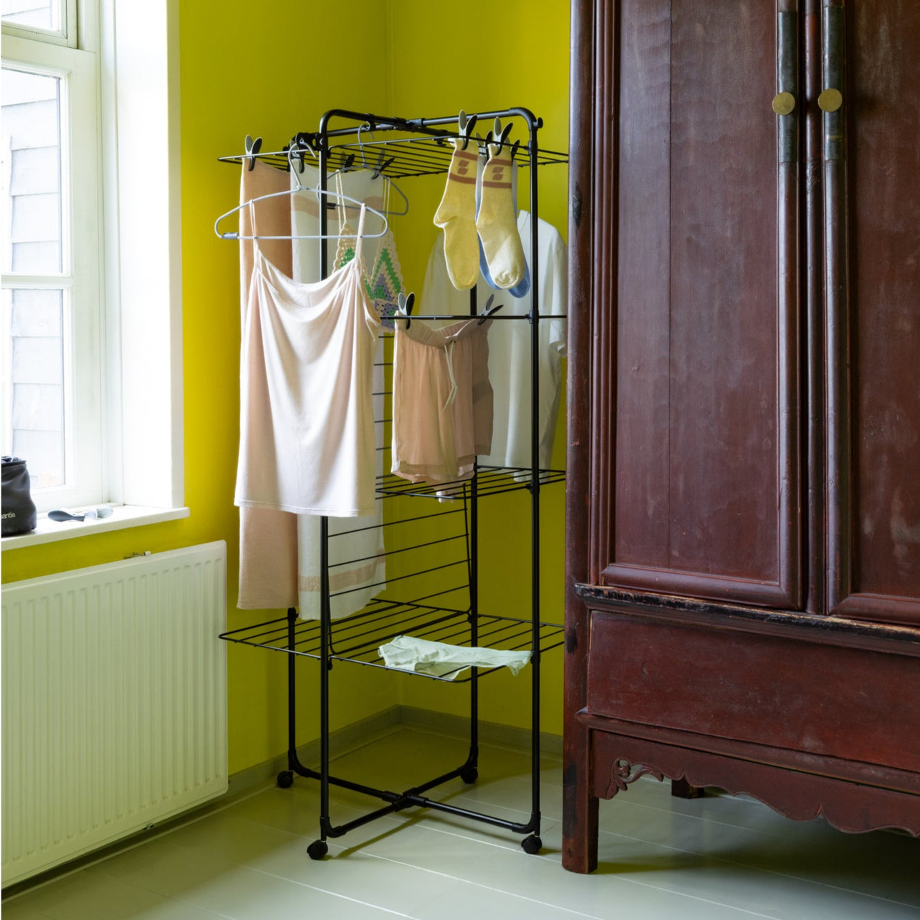 HangOn Tower Drying Rack- Matt Black- 30M