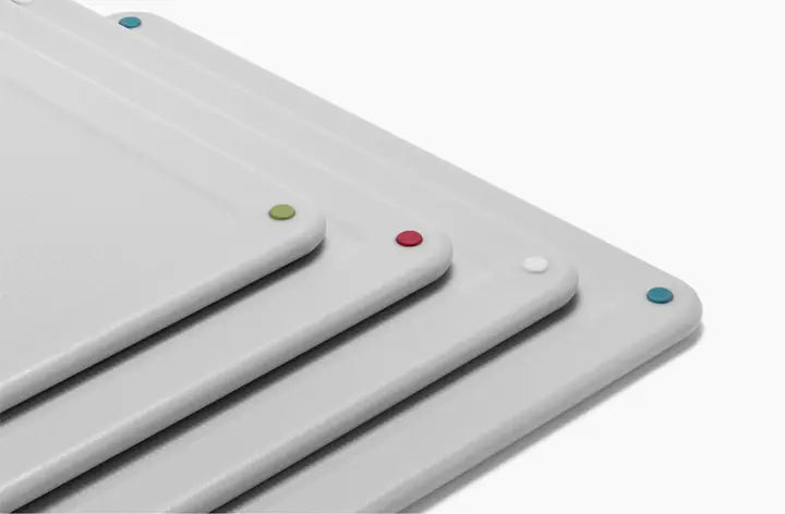 Steel 4-piece Stone Chopping Board Set With Stainless-Steel Case