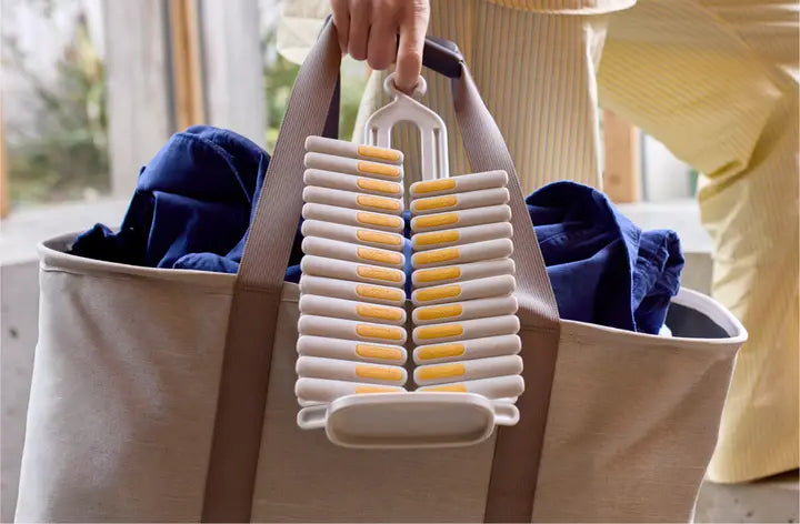 30-Piece Clothes Peg Set With Storage Stand