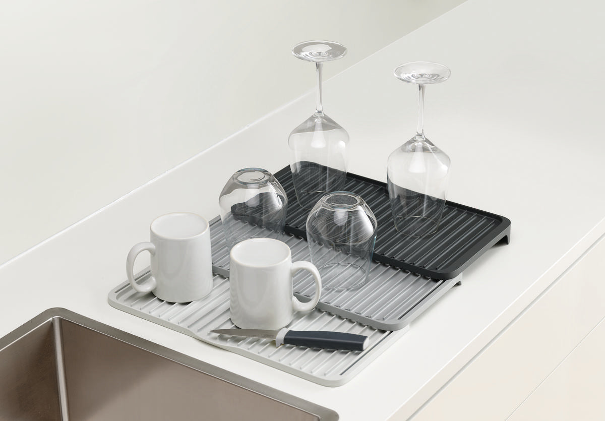 Tier Expandable Draining Mat - Grey