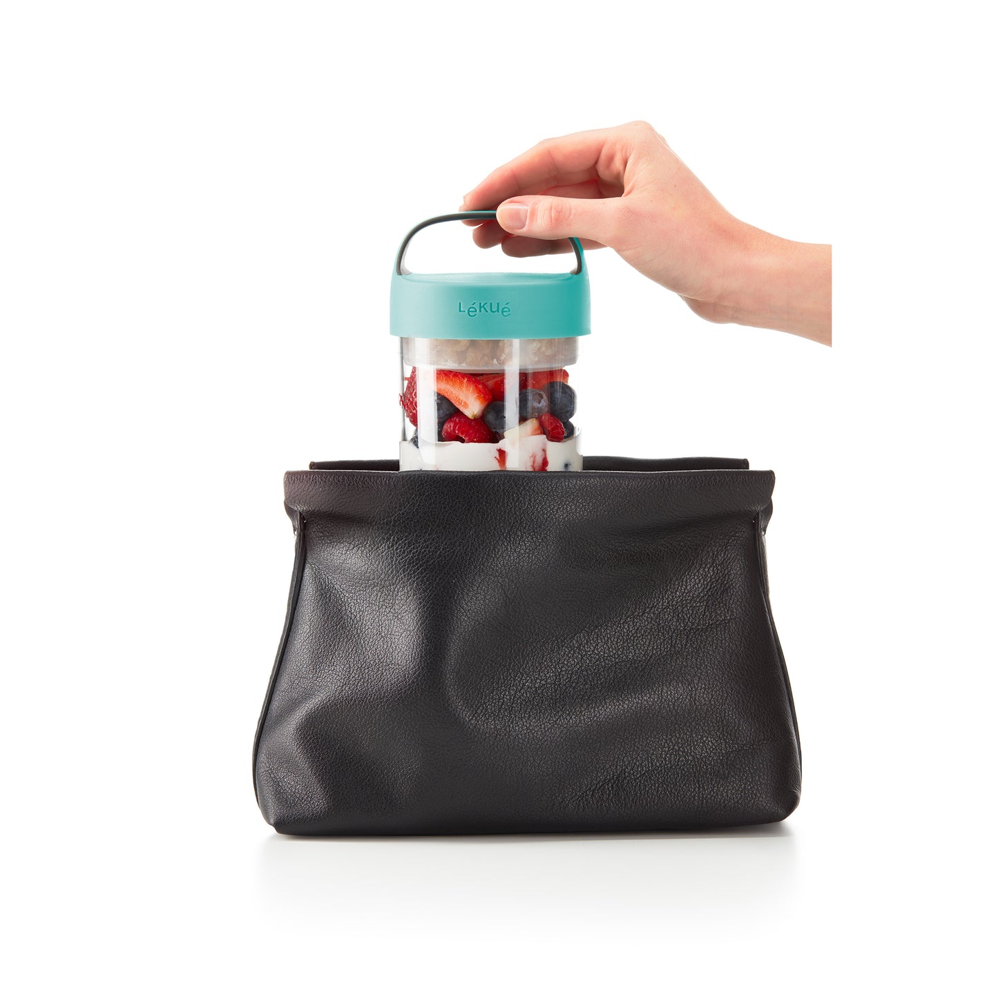 Jar To Go, 600ml, Turquoise