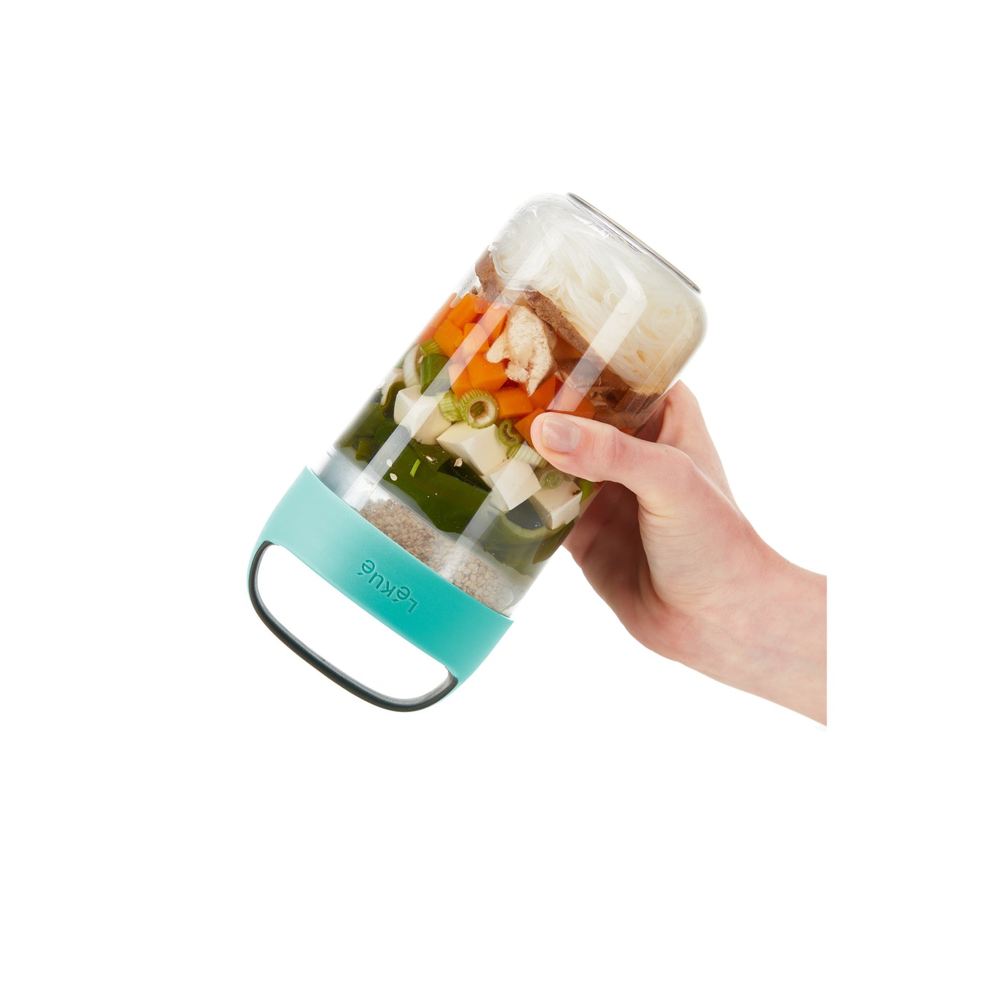 Jar To Go, 600ml, Turquoise