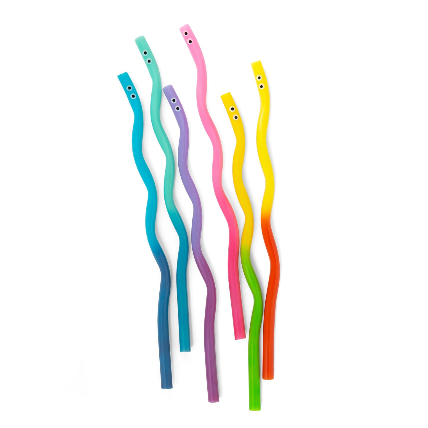 Kidoki Wiggly Worm Color Changing Straws - The Organised Store