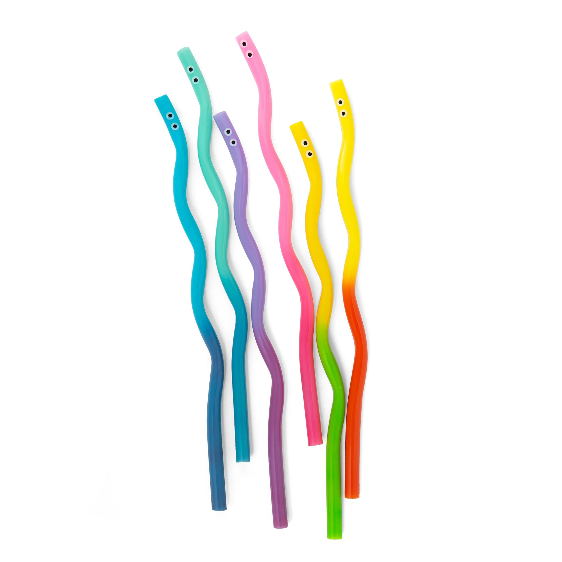 Kidoki Wiggly Worm Color Changing Straws - The Organised Store