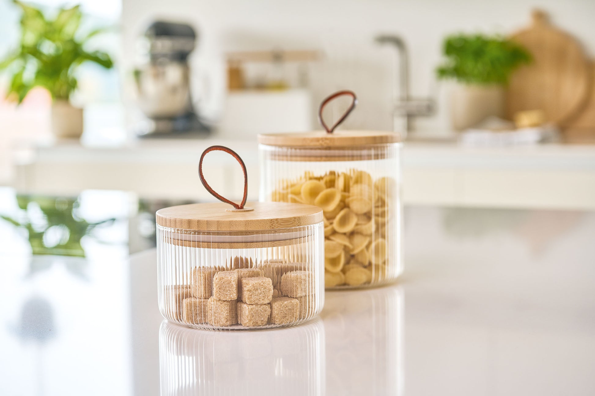 Storage Jar with Bamboo Lid - The Organised Store
