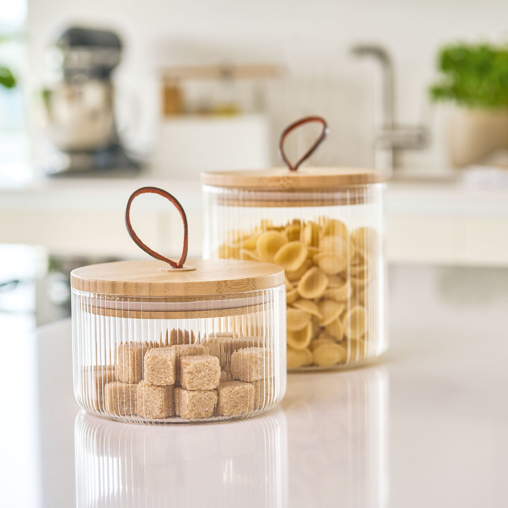 Storage Jar with Bamboo Lid - The Organised Store