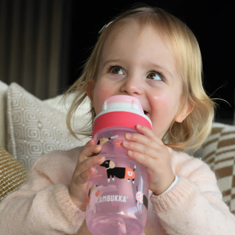 Lagoon Kids Water Bottle With Straw 400ml - Various Designs