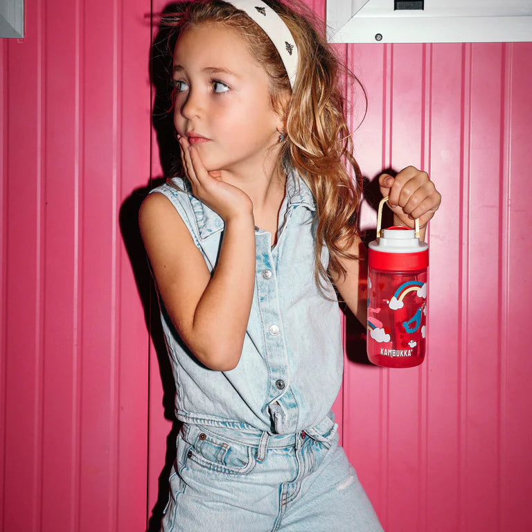 Lagoon Kids Water Bottle With Straw 400ml - Various Designs