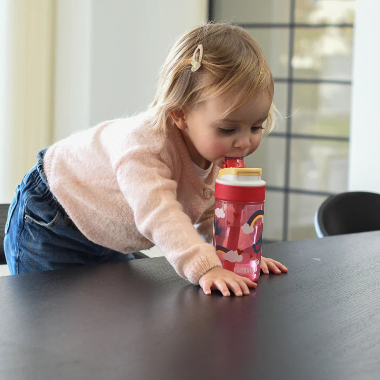 Lagoon Kids Water Bottle With Straw 400ml - Various Designs