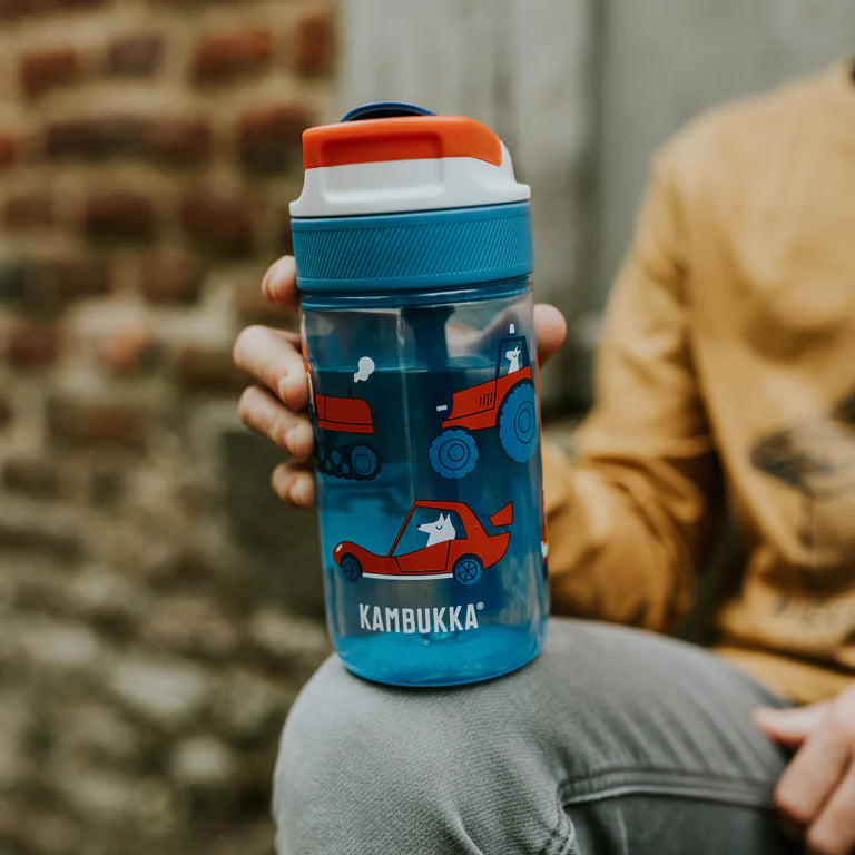 Lagoon Kids Water Bottle With Straw 400ml - Various Designs