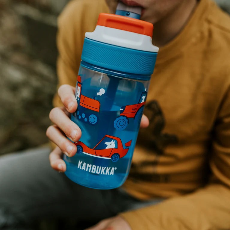 Lagoon Kids Water Bottle With Straw 400ml - Various Designs