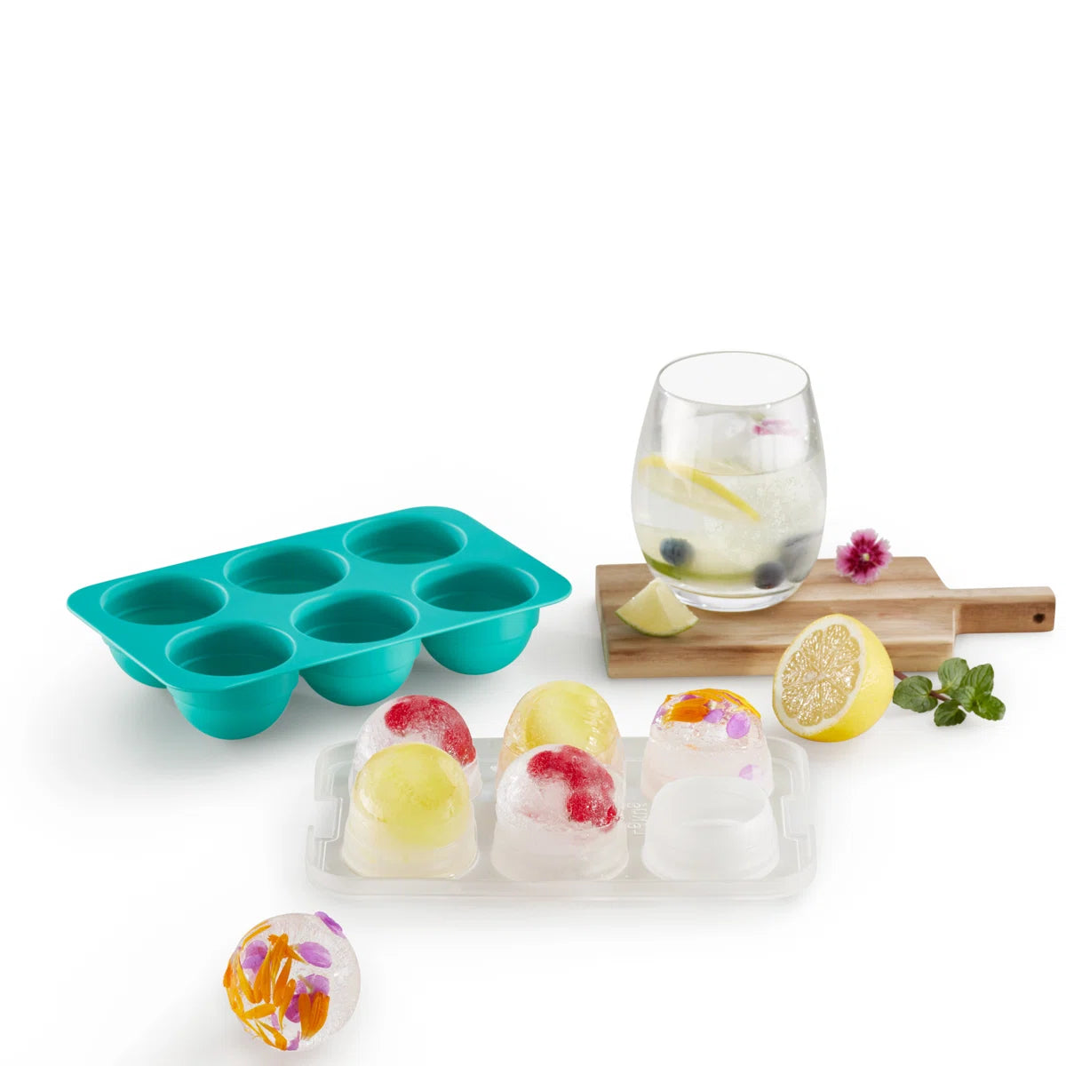 XL Sphere Ice Cube Tray - Turquoise