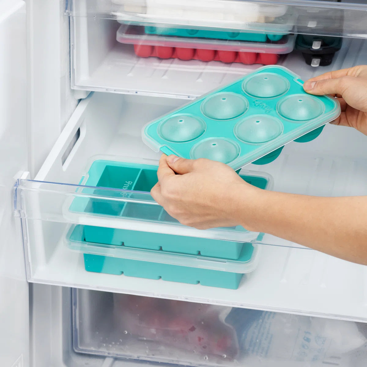 XL Sphere Ice Cube Tray - Turquoise