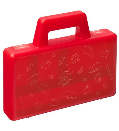 Lego Sorting Case To Go - Transparent - Red