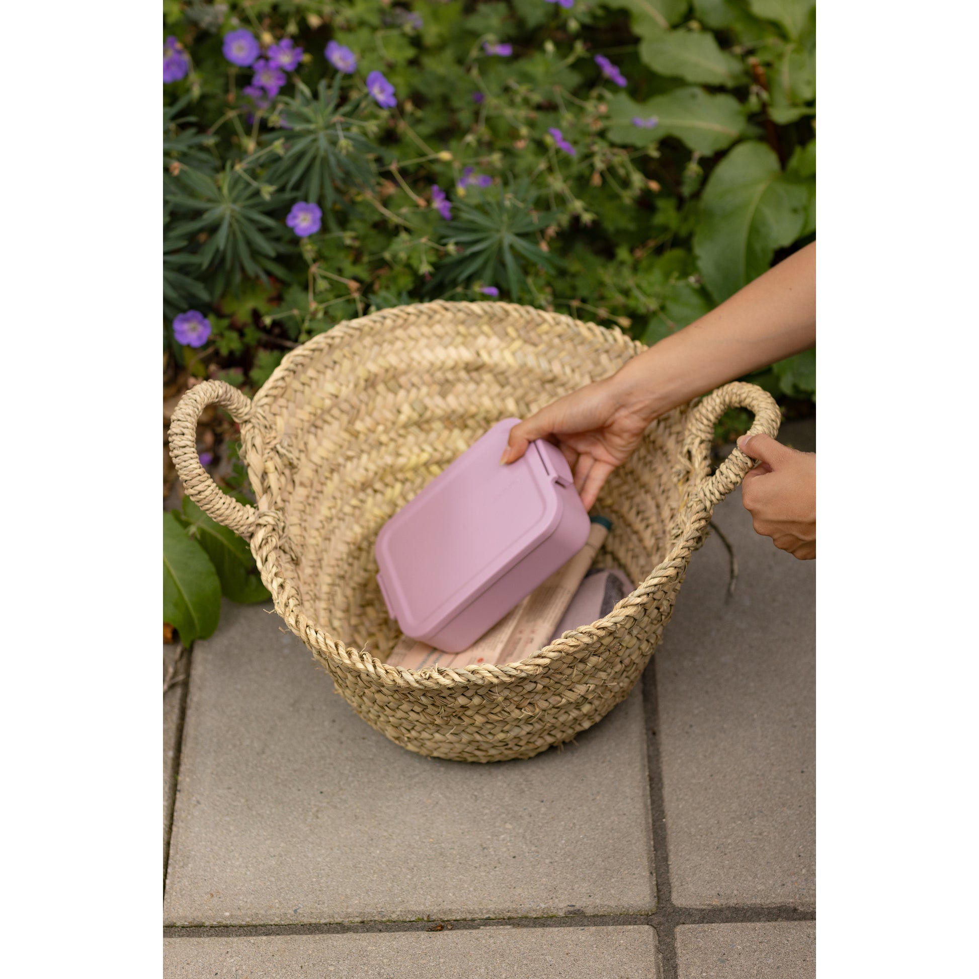 Make & Take Lunch Box Bento - Lilac Pink- Large & Medium - The Organised Store