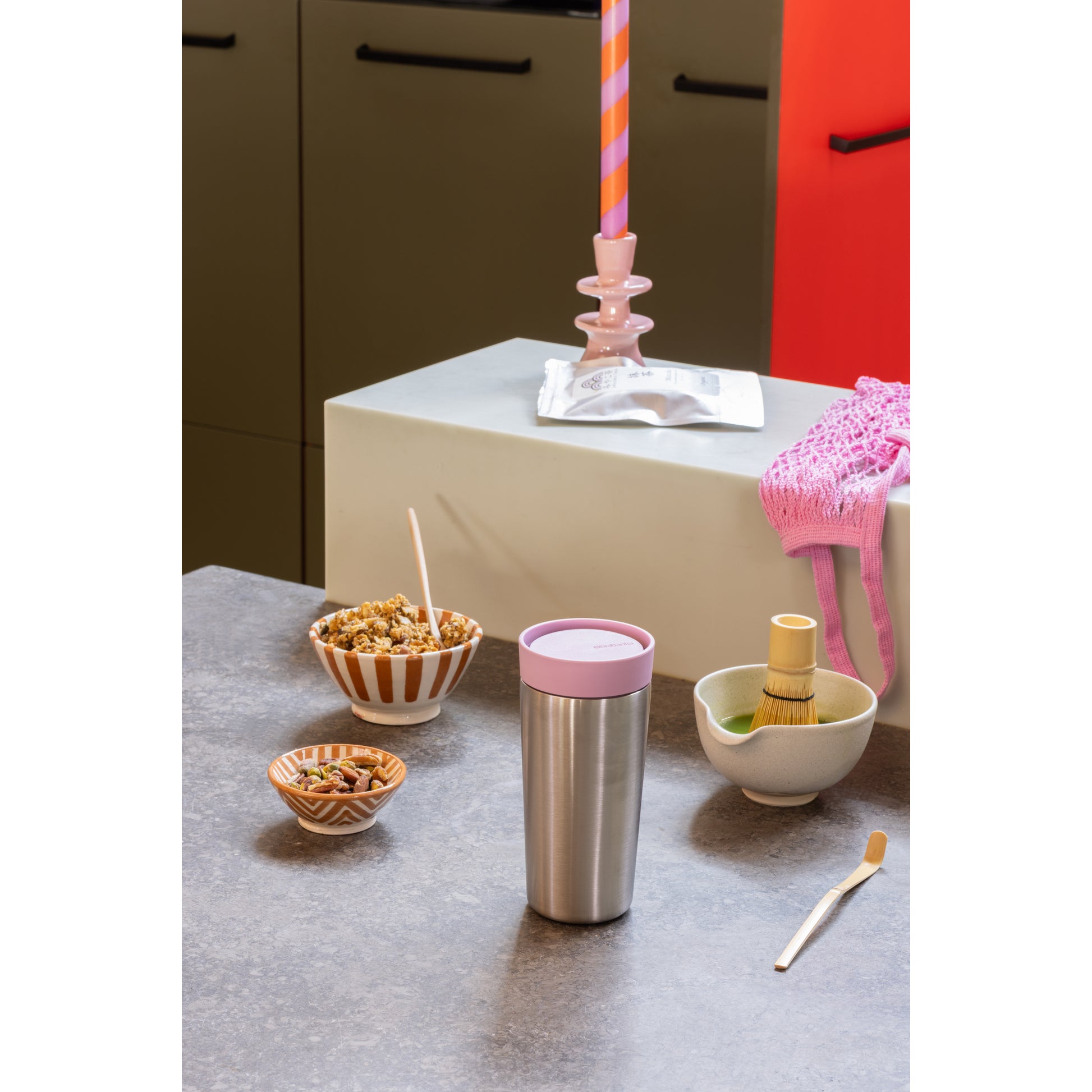 Make & Take Insulated Cup, 0.36L - Dark Grey - The Organised Store