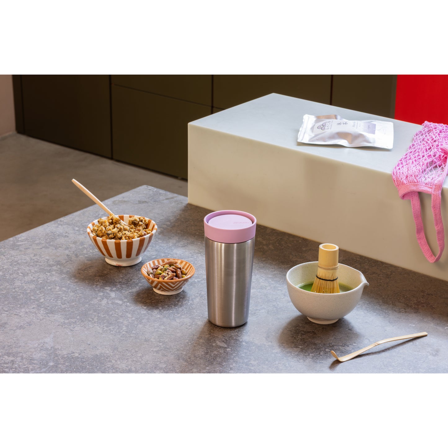 Make & Take Insulated Cup, 0.36L - Dark Grey - The Organised Store