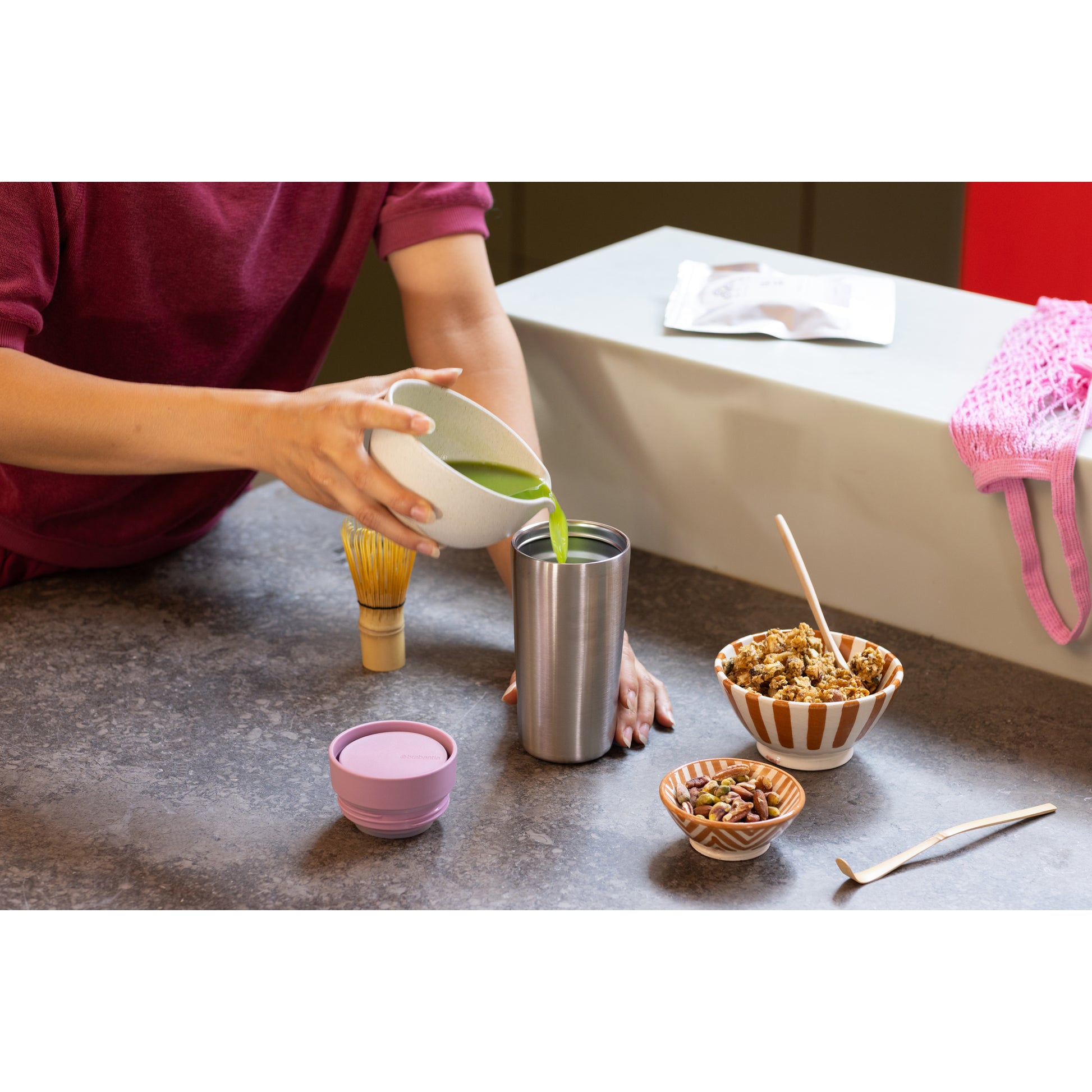 Make & Take Insulated Cup, 0.36L - Dark Grey - The Organised Store