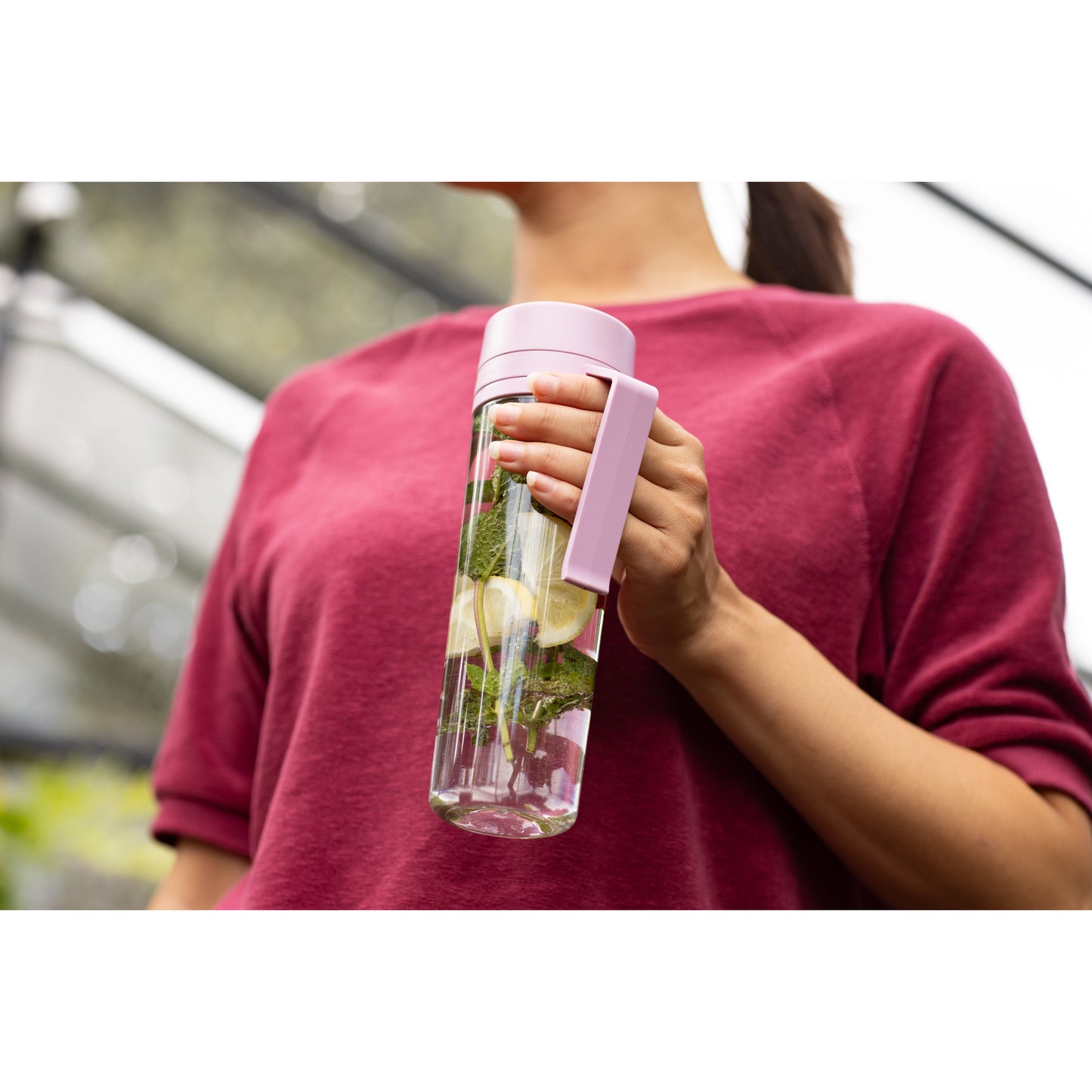 Make & Take Water Bottle with Strainer - 500ml - The Organised Store