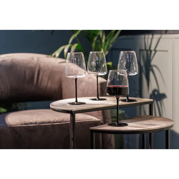 Mikasa Palermo 4-Piece Crystal Red Wine Glass Set, 450ml