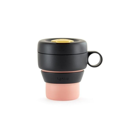 Collapsible Mug To Go, Coral - The Organised Store