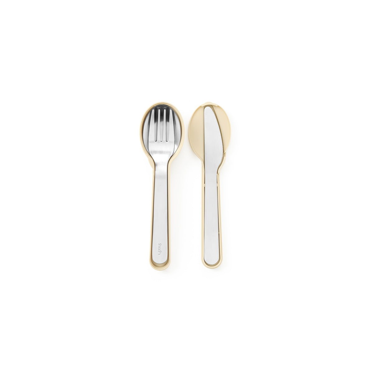 Natural Cutlery Set with Case