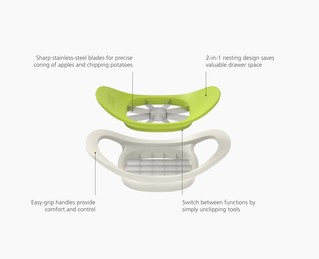 2in1 Corer and Chipper - The Organised Store