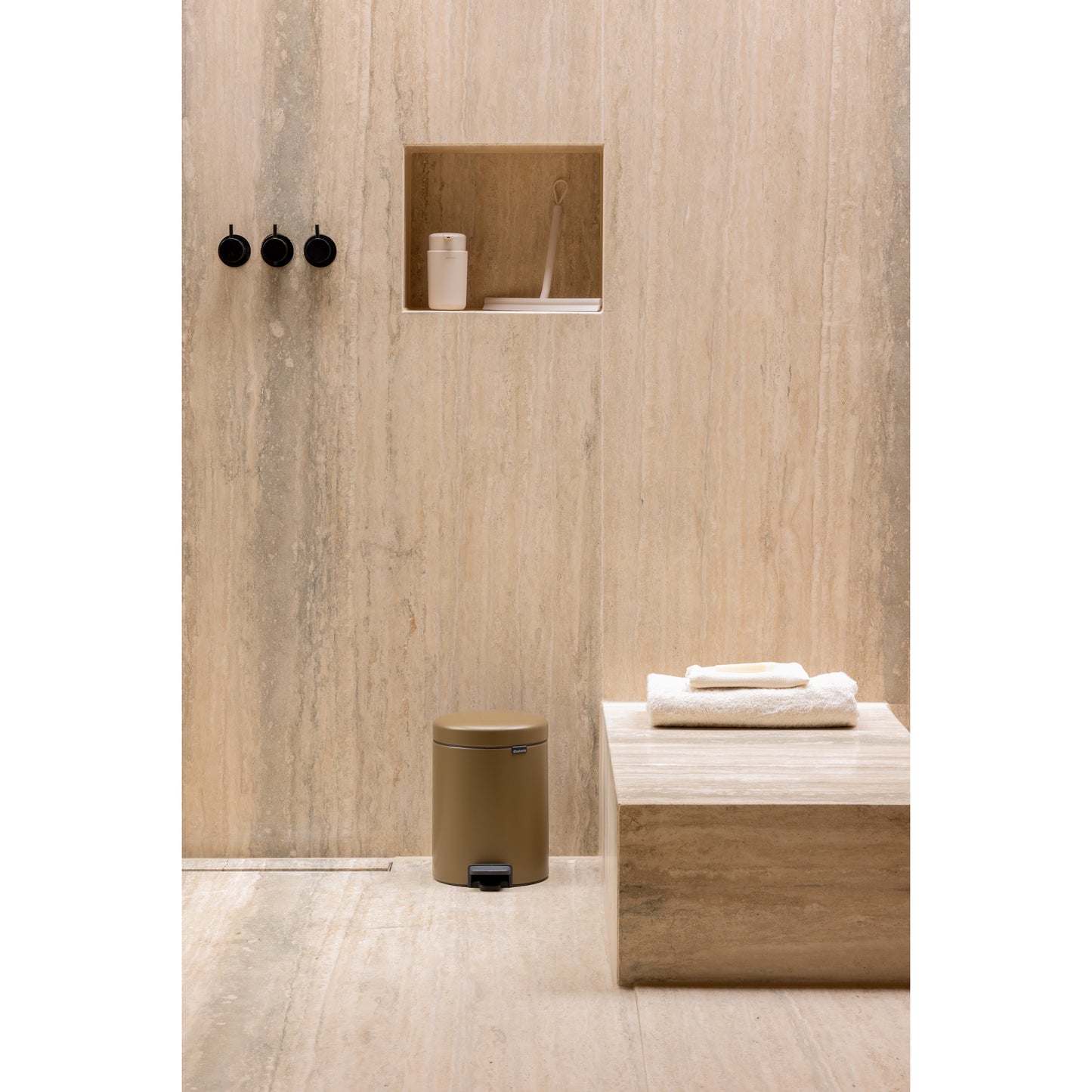 Newicon Pedal Bin- 5L- Warm Copper - The Organised Store