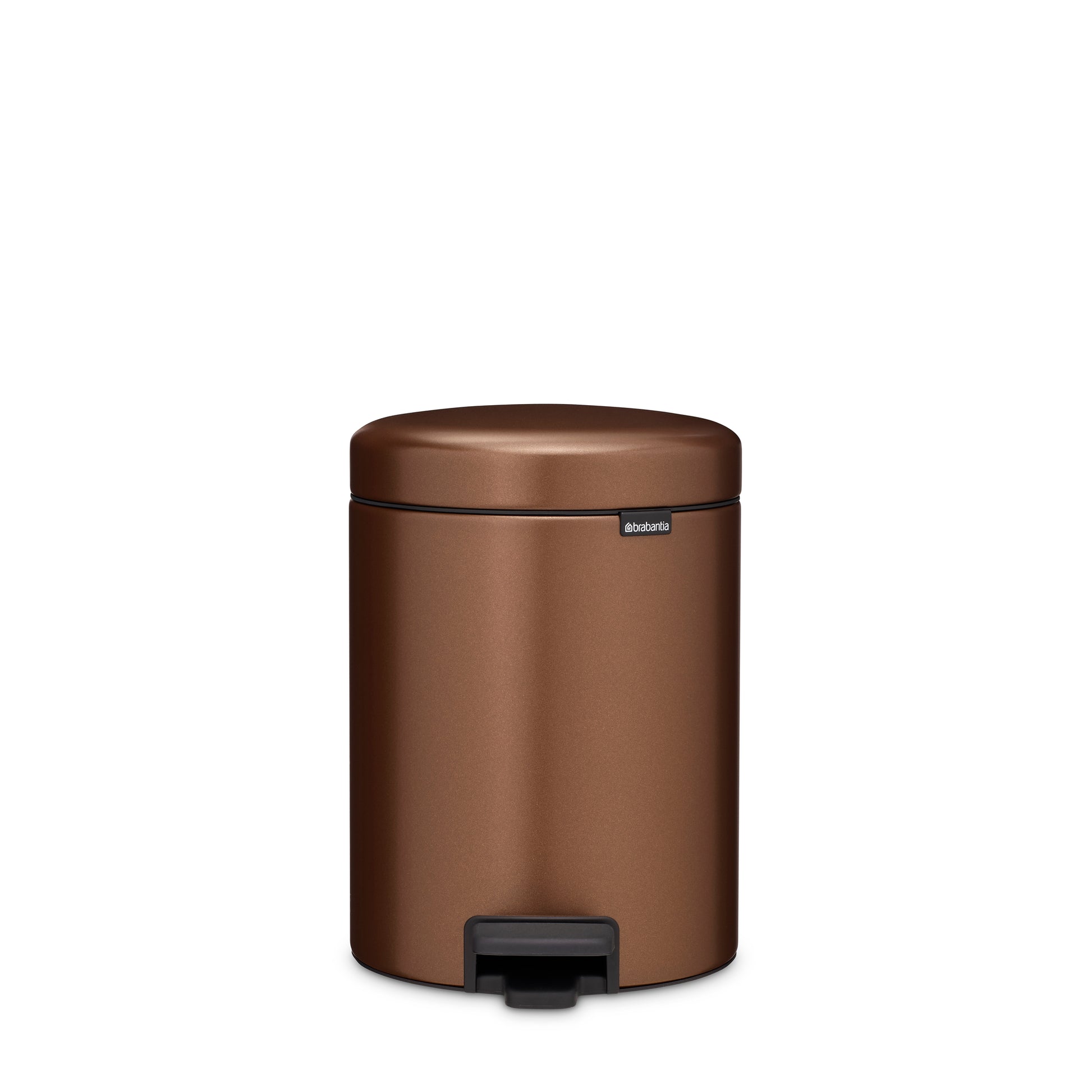 Newicon Pedal Bin- 5L- Warm Bronze - The Organised Store