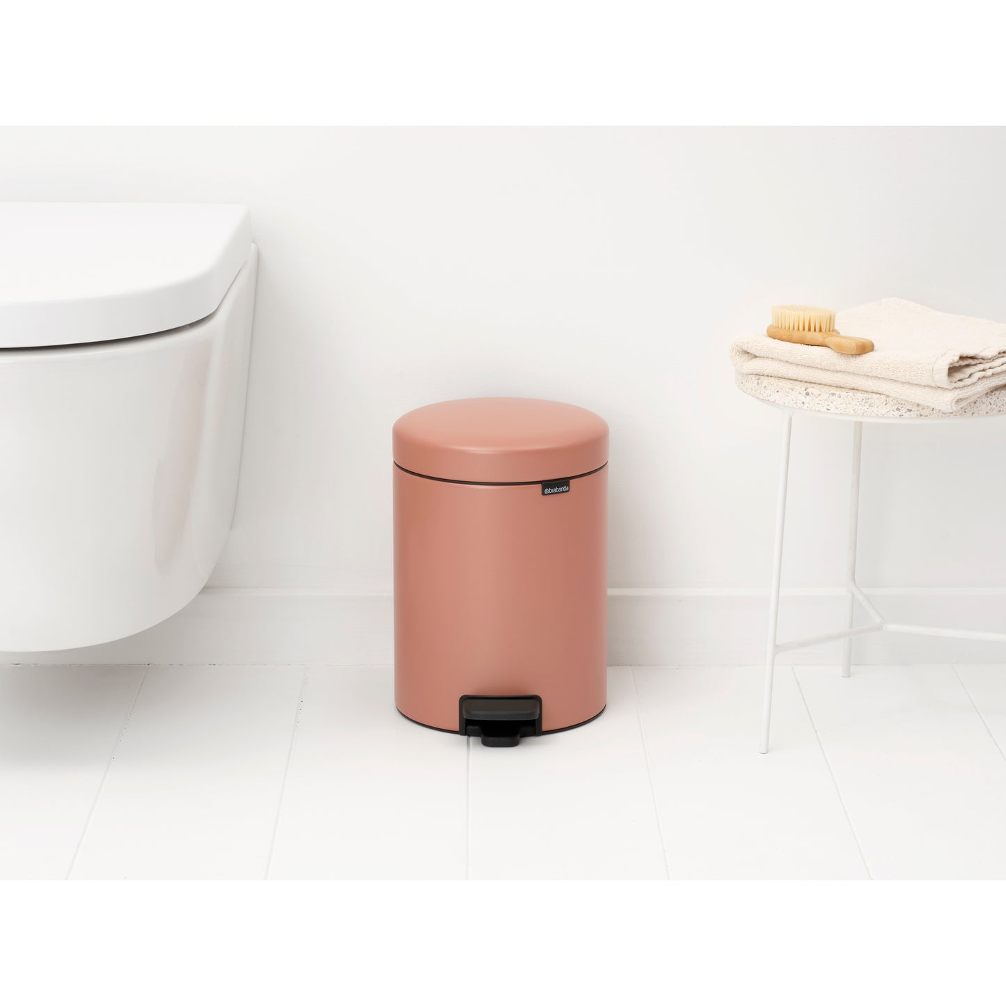 Newicon Pedal Bin - 5L-  Warm Brass - The Organised Store