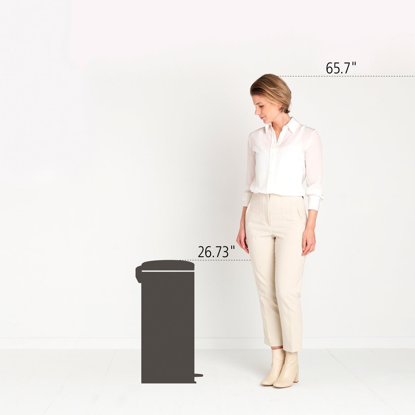 NewIcon Pedal Bin- 30 Litre - The Organised Store