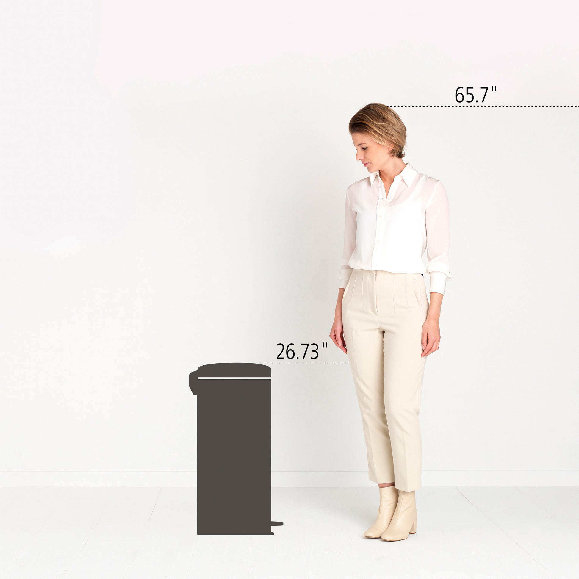 NewIcon Pedal Bin- 30 Litre - The Organised Store