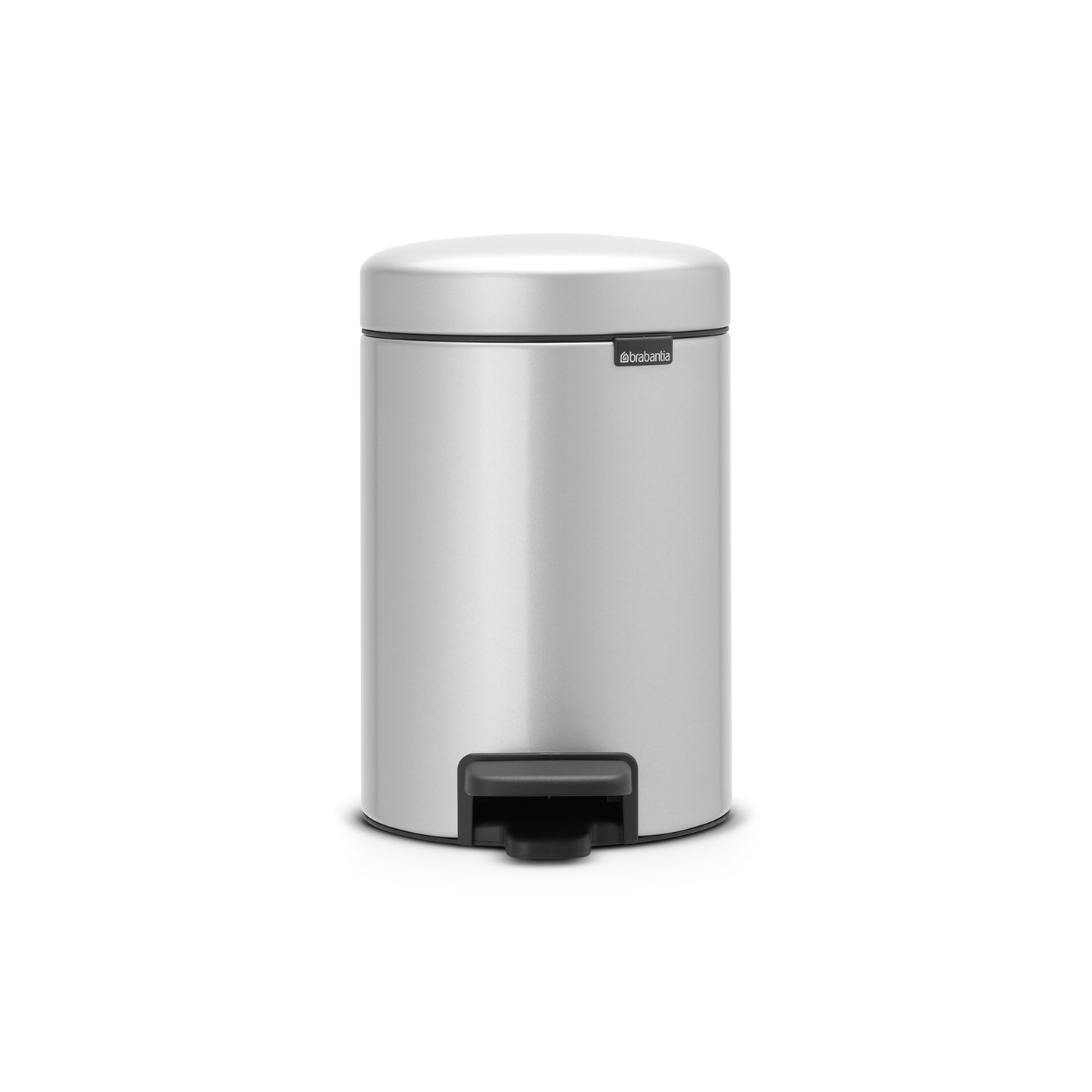 Newlcon Pedal Bin, 3L - Metallic Grey