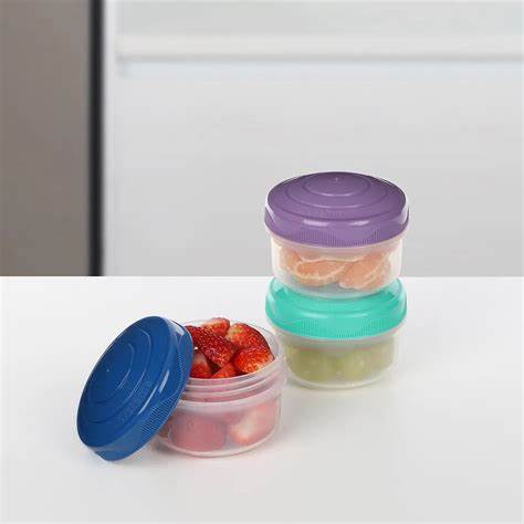 Mini Bites To Go 130ml- Pack of 3 - The Organised Store