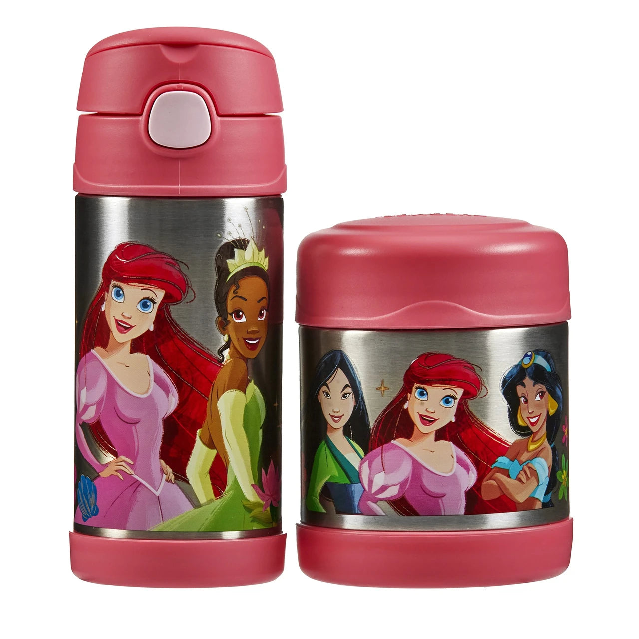 Thermos Disney Princess Funtainer Bottle 335ml/ Food Flask 290ml