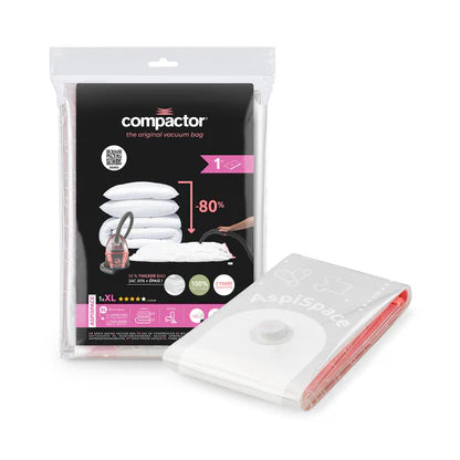 Compactor Space Saving Vacuum Storage Bag, Extra Flat- Various Sizes - The Organised Store