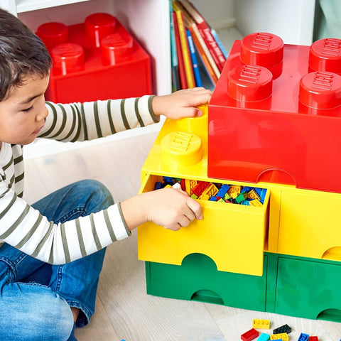 Lego Storage Shelf 8-Stud/White