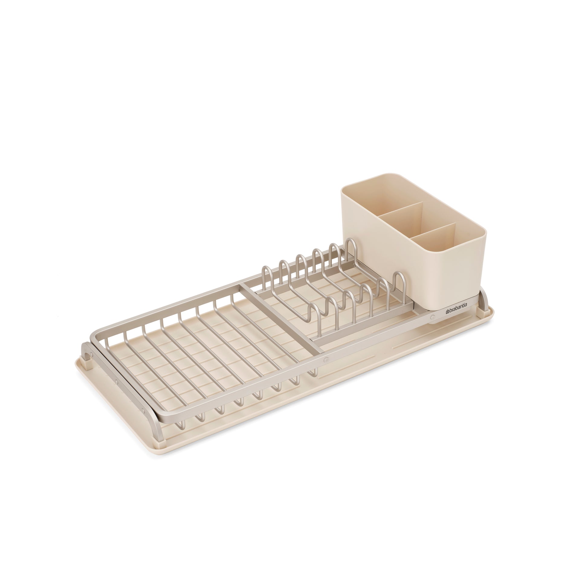 SinkSide Compact Dish Drying Rack - Soft Beige - The Organised Store