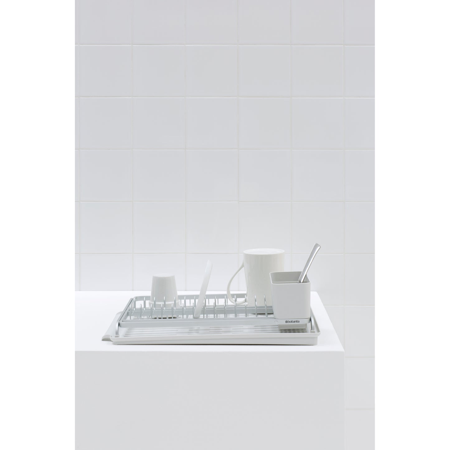 Dish Drying Rack - Light Grey