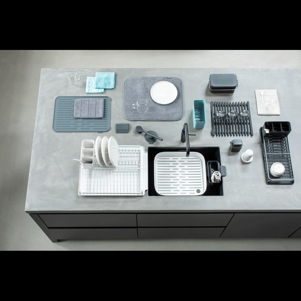 Microfibre Dish Drying Mat, 47 X 40 CM Dark Grey The Organised Store