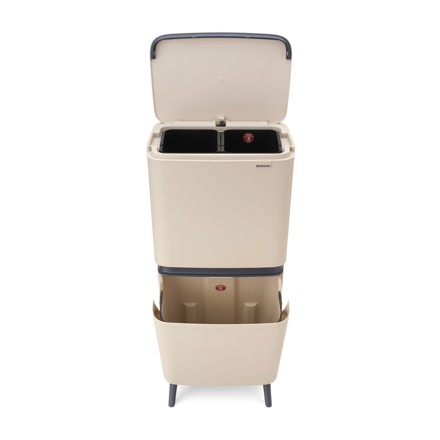 SortUp Recycle Bin Hi Twin Beige